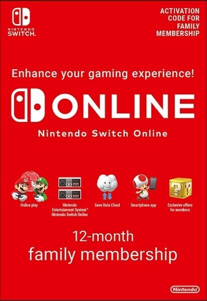 Nintendo Switch Online 12 Month 365 Day Family Nintendo E Shop EuroGames