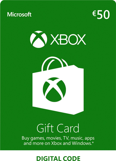 Xbox Gift Card €50 EU - Xbox Series X | S - Xbox One